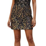 Vera Wang Beaded Sequin Cocktail Party Dress size 6 Black Photo 0