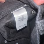 We Wore What  Danielle Jeans Crystal Button Up Straight Leg Black Photo 6