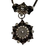 Grandmas Jewelry Matching Earrings Brooch Necklace Designer Costume Jewelry Set Gold Photo 7