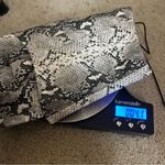 White Fox Boutique Small Serpentine PU Bustier Snake, Crop Halter Tank Top Photo 9