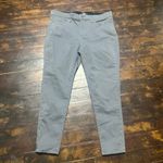 LuLaRoe  light gray distressed ankle skinny size 34 stretchy jeans Photo 2