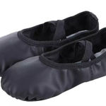 None Black Ballet Flats with Elastic Strap for women girl Sz37 Photo 0