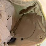 Chloe & Lex Woven Jute Tote Bag Women's 15" Tassels Pockets Snap Closure NWT Yellow Photo 3