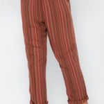 American Eagle AE High Waist Striped Tie Waist Size Small 100% Viscose Striped Fall Colors Photo 7