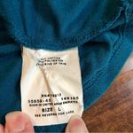 Two Hearts Maternity Women’s Blouse in Turquoise with a Ruffle Design Size Large Blue Photo 6