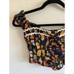 Urban Outfitters Outfitters UO Black Fruit Vegetable Selena Printed Corset Top Shirt Small Photo 1