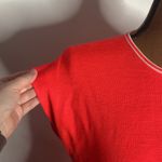 Vintage Penney’s International tipped coral 100% wool three piece skirt suit 12 Red Size 6 Photo 11