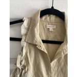 Pilcro  Womens XS Tan Sleeveless Top Anthro Cottagecore Clean Girl High Neck Fem Photo 2