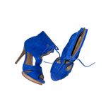Carmen Steffens Neon Blue Cutout Lace Photo 1