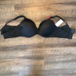 Ashley Stewart Butterfly Plunge Black Bra Size 42H New with Tags Photo 6
