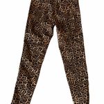 ZARA NWT Leopard Print Mid Rise Skinny Jeans Photo 4