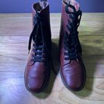 Dr. Martens  Cherry Red Ankle Booties Photo 6