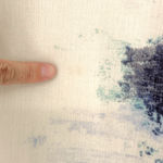 H by Halston  | Medium | One Shoulder Watercolor Asymmetrical Mini Dress Photo 4