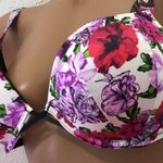 Victoria's Secret Victoria’s Secret Bombshell Bra Rhinestone Lingerie GLAM CZ 32C Black Purple Photo 3