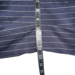 NWT NICHOLAS Pinstripe Suiting O Ring Zipper Navy Mini Dress 2 Blue Photo 6