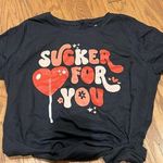 I'm A Sucker For You Candy Heart Love Valentines Day Teacher Tee Shirt Photo 0