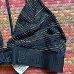 PINK - Victoria's Secret NWT RAINBOW THREAD STRAPPY BRALETTE Photo 1