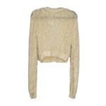 Windsor Uniq Fuzzy Cream Cropped Cardigan NWT Size Small/Medium Fuzzy Cardigan Photo 1