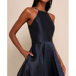 Lulus NWT Broadway Show Navy Blue High Photo 3