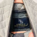 Simply Southern  Tried and True Gray Quilted Puffer Pullover Women's Small Photo 1