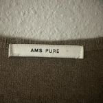 AMS wool leather dress Tan Size 6 Photo 3