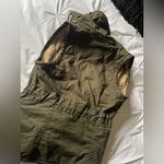 Ymi Khaki Hooded Women's Vest Photo 4
