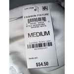 INC Brand New  International Women's Size Medium Washed White 2 Piece Pajama Set Photo 3