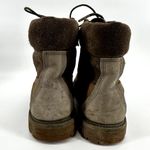 Timberland  Combat Shoe 6" Boots Lace Up Nubuck Leather Waterproof Brown 8.5 Photo 4