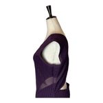 Opening Ceremony Dress Women Large Purple Plum Cut Out Thalia Puckered Midi NWT Photo 6