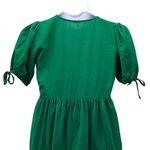 Christmas Linen Dress Kelly Green 12 Photo 3