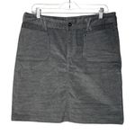 Merrell Skirt Womens 12 Gray Micro Corduroy Pencil Straight Mini Hiking Outdoors Photo 0