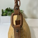 Fossil Tan Woven handbag/shoulder bag, not adjustable strap, magnetic closure Photo 2