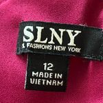 Slny  Burgundy Sequin Dress Photo 3