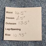 Old Navy Women's Blue Cut-Off Denim Shorts Size 14 High-Rise Jean Shorts Photo 7