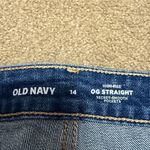 Old Navy NWT  high rise og straight jeans shorts size 14. Photo 1