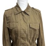 J. Crew Jacket Women S Brown Button Up Lightweight Utility Military Field Casual Photo 1