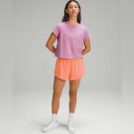 Lululemon Inner Glow High Rise Shorts 3” in Sunny Coral - 8 Photo 3