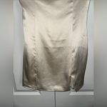 Altar'd State  Lightweight Satin Strapless Mini Dress NWT M Photo 2