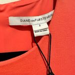 Diane Von Furstenberg CITRA OCEAN CORAL SLEEVELESS ROUND NECK STRETCH DRESS 2 Photo 5