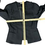 Leon Max Limited Edition Black Hook and Eye Blazer Size M Lined Shoulder Pads Size M Photo 2