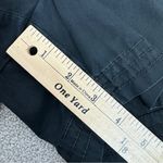 Loft Ann Taylor  Cotton Twill Chino Shorts Black 4 Drawstring Photo 12