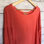 Piko  1988 Dark Orange Bamboo Long Sleeve Loose Fit T-Shirt S Photo 2
