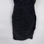 Windsor Vintage Y2K  Dress Womens Small Black Silver Sparkle Festive Whimsigoth Photo 2
