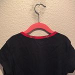 Brandy Melville  Women’s Black Ashlyn Plaid Trim Cropped Tee Size XS Photo 5