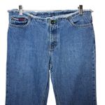 Tommy Hilfiger  Womens Denim Jeans Blue Frayed Hem‎ Bootcut Y2K Style Refashioned Photo 1