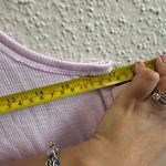 Free People  Ribbed Lavender Tank Top Women’s Size S Photo 6