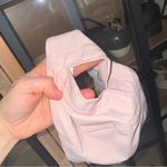 Topknot performance ponytail opening baseball cap magnetic hat light blush Pink Photo 4