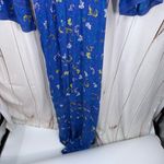 Poupette St. Barth Women’s Large Blue Anabelle Floral Maxi Dress Photo 5