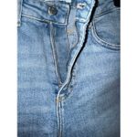 ZARA  medium wash high rise raw hem crop jeans size 4 #749 Photo 2