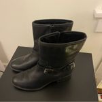 Ralph Lauren Lauren  6.5B Mesi Mid Calf Booties Shoes Soft Leather Black Classic Photo 2